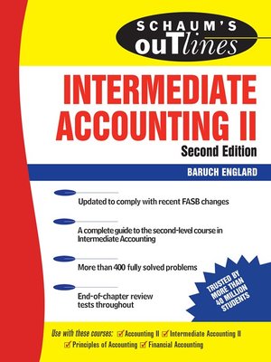cover image of Intermediate Accounting II